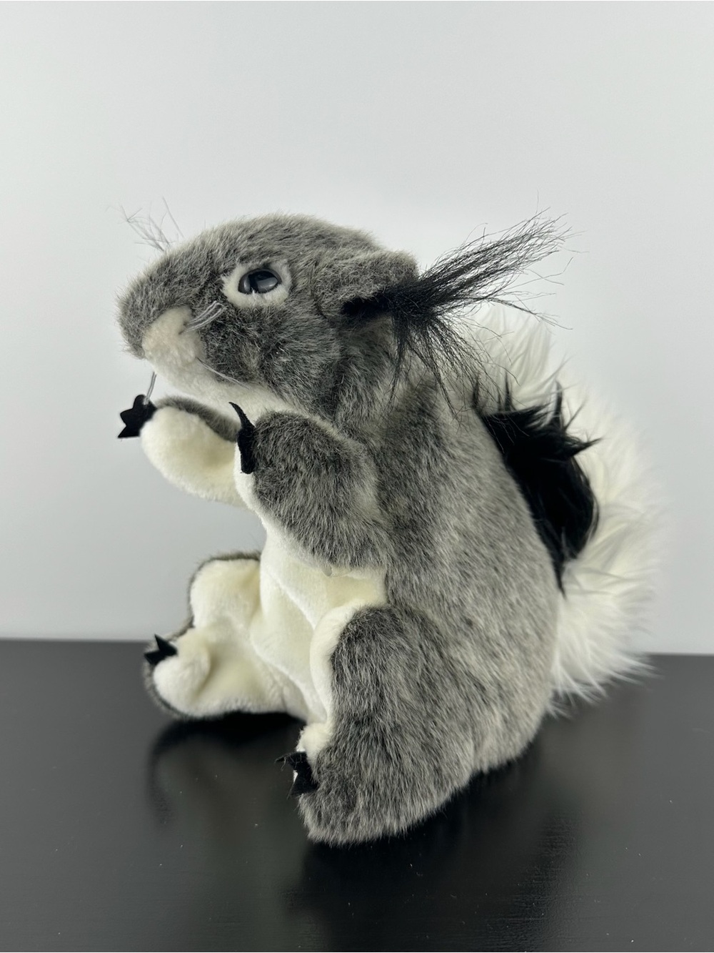 Folkmanis Puppets RARE Abert’s Squirrel Hand Puppet 8” Realistic Plush